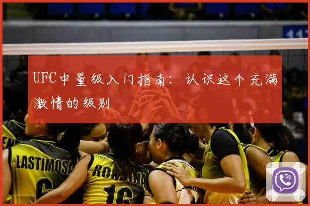 UFC中量级入门指南：认识这个充满激情的级别